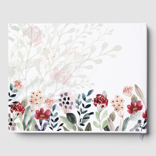 レッド(鳥)ショウジョウコウカンチョウ結婚バーズゲストブック ゲストブック (裏面)