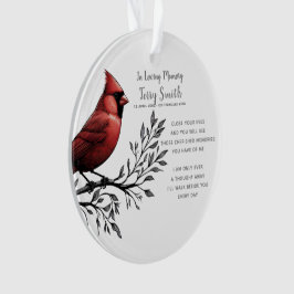 レッド(鳥)ショウジョウコウカンチョウ葬儀/メモリアルオーナメント オーナメント
