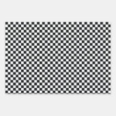 レッド | Black Go Kartレーシング誕生日 ラッピングペーパーシート (正面3)