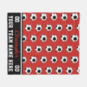 レッド | BWサッカー名 | 数 | チーム フリースブランケット (正面(横))