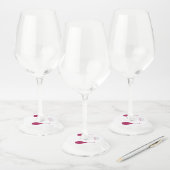 レッドWIneテイスティング ワイングラスタグ (セット)