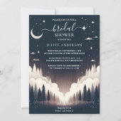 レッナイトサンセットムーンクラウドトワイライトブライダルシャワー 招待状 (正面)