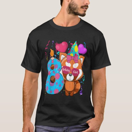 レッパンダ8Th私は8ピー Tシャツ (正面)