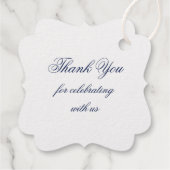 レッラブスパークル金ゴールドシーシェルビーチ結婚式 フェイバータグ (裏面)