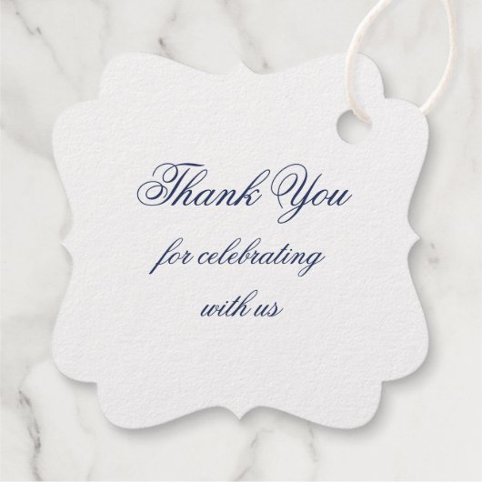 レッラブスパークル金ゴールドシーシェルビーチ結婚式 フェイバータグ (裏面)