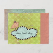 レッラブチャープイースター招待状 インビテーションポストカード (正面/裏面)