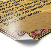 レティアニー恐怖シャイフルードとフリーメン文字 フォトプリント (角)