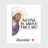 レティシアジェームス引用文 – 誰も法の上に存在しない シール (シート)