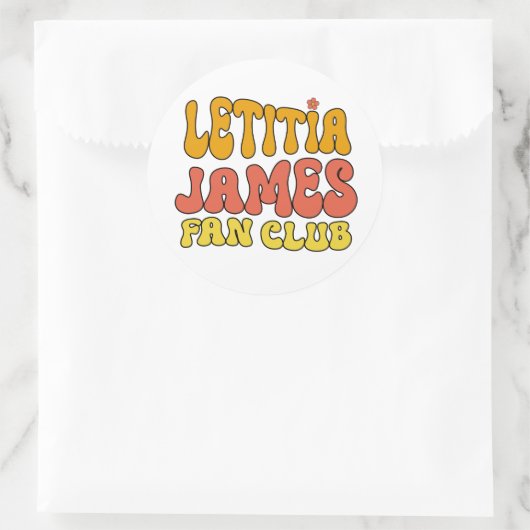 レティシアジェームズファンクラブ ラウンドシール (バッグ)