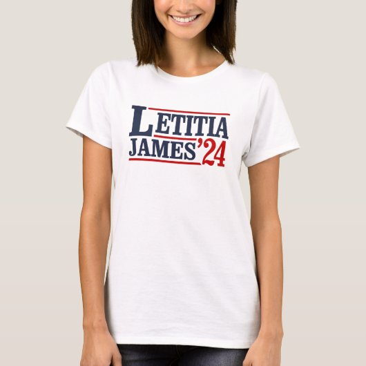 レティシア・ジェームズ 2024 Tシャツ (正面)