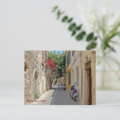 レティムノクレタオールドタウン通りはがき ポストカード (スタンド正面)