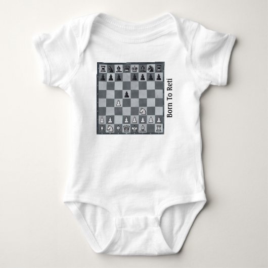 レティ生まれトへ ベビーボディスーツ (正面)