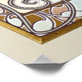 レテシーズンアールヌーボーアルフォンスミュシャ ポスター (角)