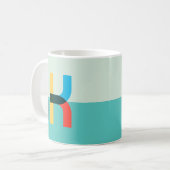 レテファンキーユニークルKコーヒパーソナライズされたーマグ コーヒーマグカップ (正面左)