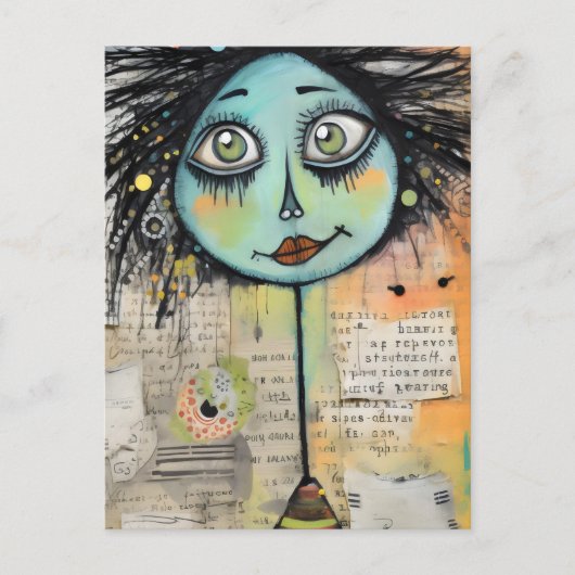 レデアートィース2グリーンアイ ポストカード (正面)