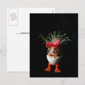 レディかわいらしエッグメンシリーズイースターポストカード シーズンポストカード (正面/裏面)