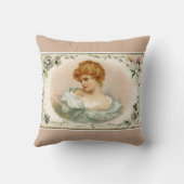 レディかわいらしビクトリアンフローラ クッション (裏面)