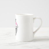 レディかわいらしボーン中国マグ ボーンチャイナマグカップ (右)