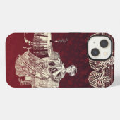レディが紅茶を飲む iPhoneケース (裏面横)