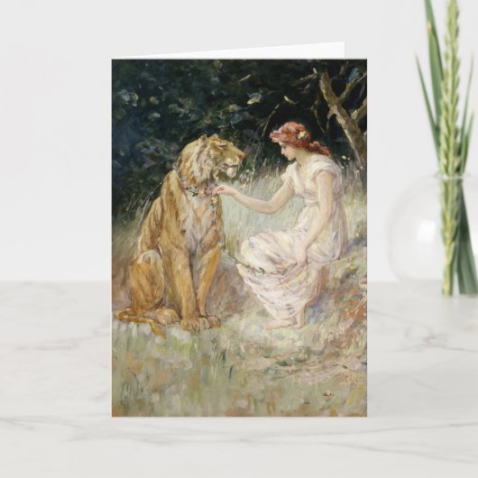 レディとタイガー | フレデリック・スチュアート教会 カード (正面)