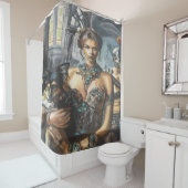 レディとドギー シャワーカーテン (インサイチュ)