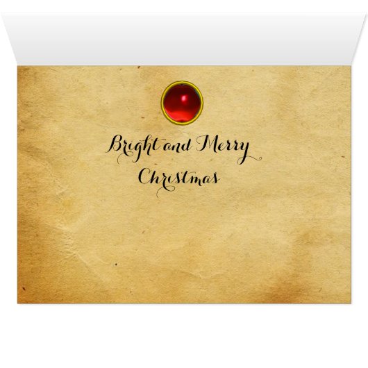 レディとユニコーンの花、動物のファンタジークリスマス (内部横(下))