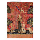 レディとユニコーンの花、動物のファンタジークリスマス (正面)