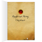 レディとユニコーンの花、動物のファンタジークリスマス (内側 (右))