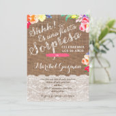 レディのためのサプライズ誕生日パーティーの招待状スペインの、 招待状 (スタンド正面)