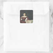 レディのポートレート, c.1510-12 スクエアシール (バッグ)