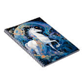 レディアンドホワイトホースファンタジーアート ノートブック (右側)