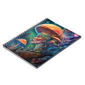 レディアンドマッシュルームシュレアルファンタジーアート ノートブック (左側)