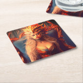 レディアートー スクエアペーパーコースター (アングル)