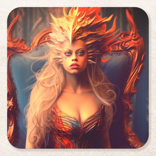 レディアートー スクエアペーパーコースター (正面)