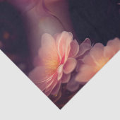 レディエレガントオレンジピンクブルーフラワーデコップページ 薄葉紙 (詳細)