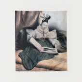 レディエレガントズ読-ヴィンテージアートプリント タペストリー (正面)