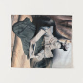 レディエレガントズ読-ヴィンテージアートプリント タペストリー (正面(横))