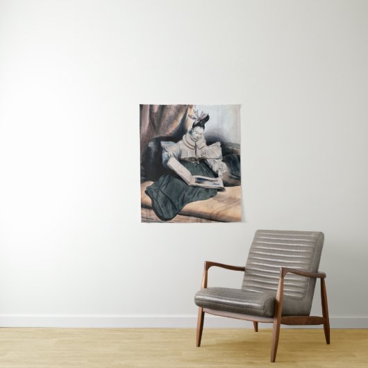 レディエレガントズ読-ヴィンテージアートプリント タペストリー (インサイチュ)