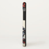 レディエレガントフローラ白黒花ドレス Case-Mate iPhoneケース (裏面/左)
