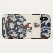 レディエレガントフローラ白黒花ドレス Case-Mate iPhoneケース (裏面(横))