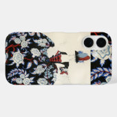 レディエレガントフローラ白黒花ドレス Case-Mate iPhoneケース (裏面 (横))