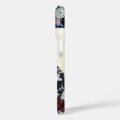 レディエレガントフローラ白黒花ドレス Case-Mate iPhoneケース (裏面 / 左)