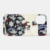 レディエレガントフローラ白黒花ドレス Case-Mate iPhoneケース (裏面 (横))
