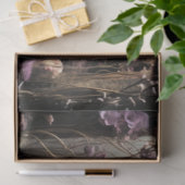 レディエレガントポートレートパープルパラソル魅惑 薄葉紙 (ギフト)