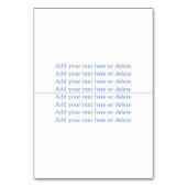 レディエレガントモノグラムジンジャージャー座席表 テーブルナンバー (裏面)