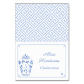 レディエレガントモノグラムジンジャージャー座席表 テーブルナンバー (正面)