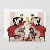 レディエレガントーインパリアールデコはがき ポストカード (正面/裏面)