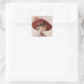 レディエレガントーファインアートヴィンテージバラハット スクエアシール (バッグ)