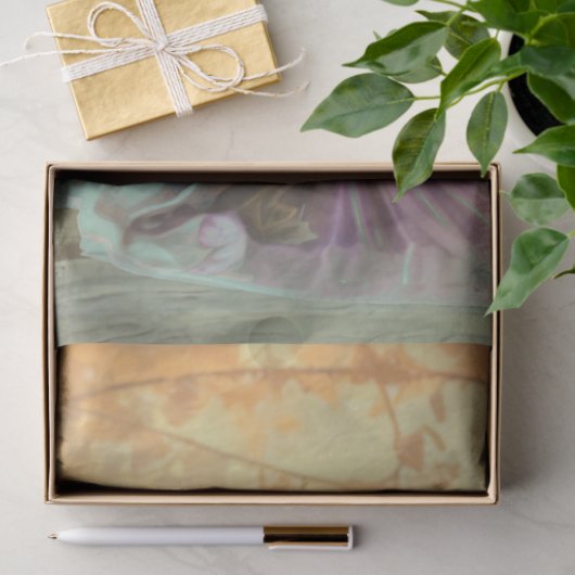 レディエレガントー座って霧のアーチウェイポートレートアート 薄葉紙 (ギフト)