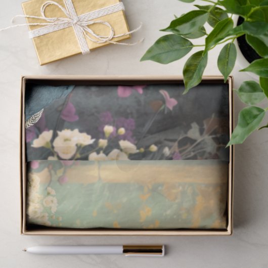 レディエレガント&アピーコック鮮やかポートレートアート 薄葉紙 (ギフト)